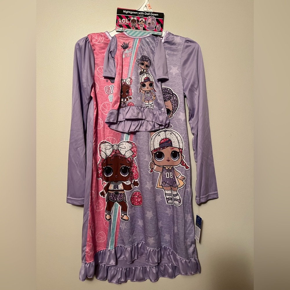 LOL Surprise Nightgown with Matching Doll Nightgown - BNWT